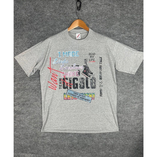 ULTRA RARE Vintage 1970s Linda Lovelace Deep Throat Movie Promo Shirt - Grail XL