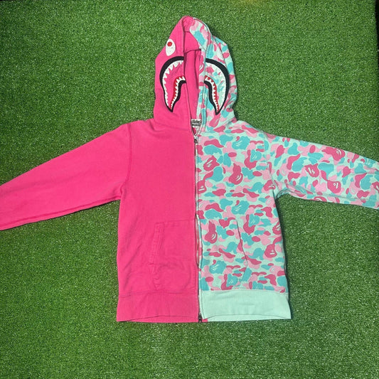 A Bathing Ape BAPE South Beach Shark Hoodie Miami Small